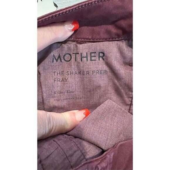 MOTHER THE SHAKER PREP HIGH WAISTED CROP CHINOS SIZE 26 NEW TAGS - Picture 14 of 16